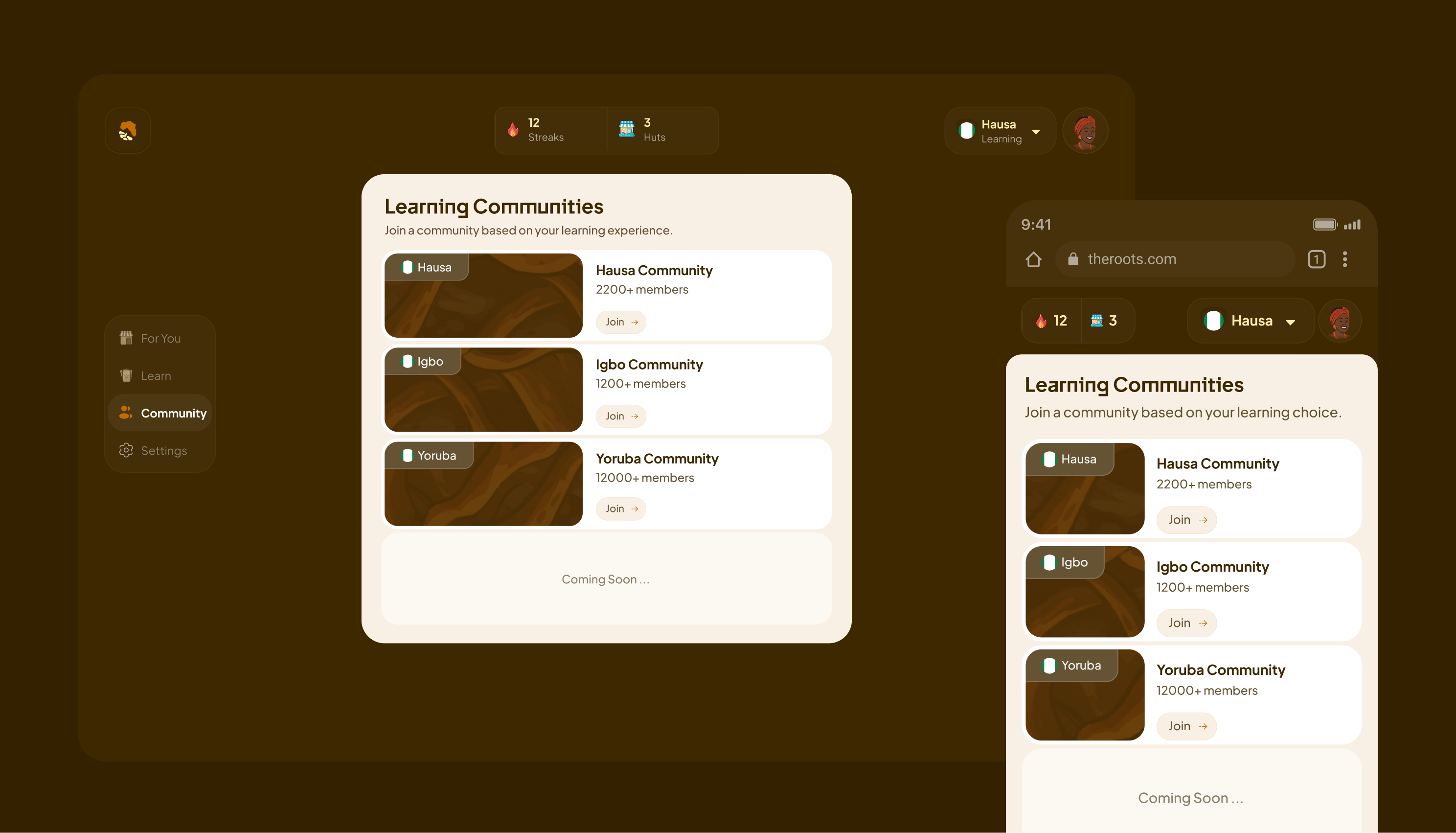 Community Feature